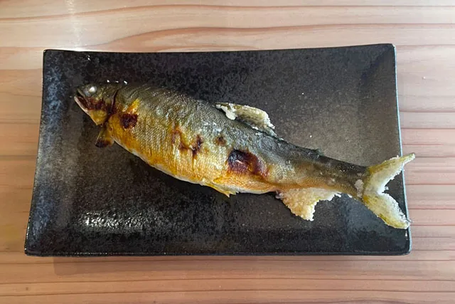 鮎の塩焼き