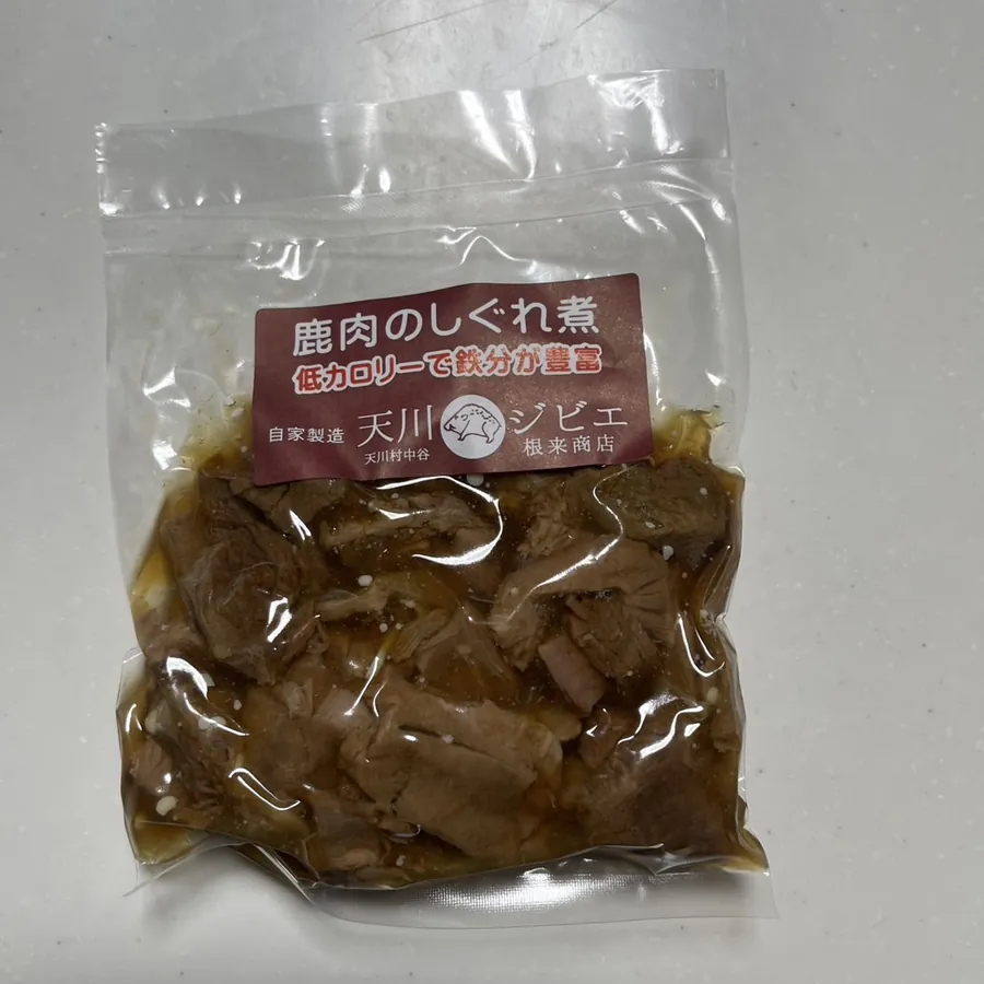 鹿肉のしぐれ煮
